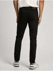 Pepe Jeans Černé pánské skinny fit džíny Jeans Pepe Jeans 32/32