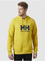 Helly Hansen Žlutá pánská mikina s kapucí HELLY HANSEN HH Logo Hoodie S