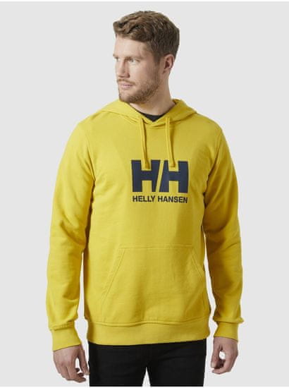 Helly Hansen Žlutá pánská mikina s kapucí HELLY HANSEN HH Logo Hoodie