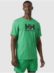 Helly Hansen Zelené pánské tričko HELLY HANSEN HH Logo S