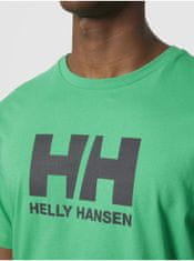 Helly Hansen Zelené pánské tričko HELLY HANSEN HH Logo S
