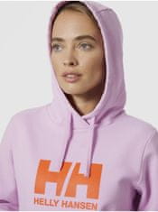 Helly Hansen Růžová dámská mikina s kapucí HELLY HANSEN HH Logo Hoodie 2.0 XS