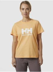 Helly Hansen Oranžové dámské tričko HELLY HANSEN HH Logo T-Shirt 2.0 XS