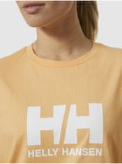 Helly Hansen Oranžové dámské tričko HELLY HANSEN HH Logo T-Shirt 2.0 XS