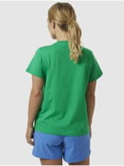 Helly Hansen Zelené dámské tričko HELLY HANSEN HH Logo T-Shirt 2.0 XS