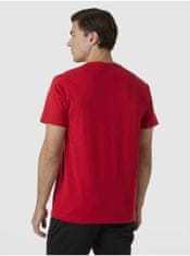 Helly Hansen Červené pánské tričko HELLY HANSEN Core T-Shirt S