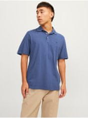 Jack&Jones Modré pánské polo tričko Jack & Jones William XXL