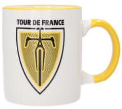 CurePink Set keramických hrnků Tour de France: Barevná loga (objem 350 ml)