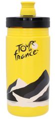 CurePink Plastová láhev na pití Tour de France: Hory a Logo (objem 500 ml)