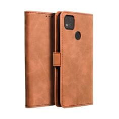 FORCELL Pouzdro Flipové TENDER Book Case pro XIAOMI Redmi 9C / 9C NFC brown 5903396140242