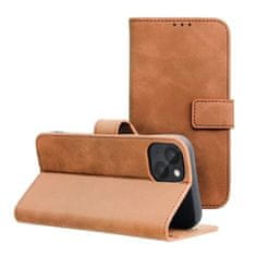 FORCELL Pouzdro Flipové TENDER Book Case pro IPHONE 13 brown 5903396139642