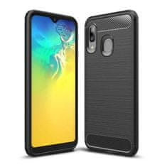 FORCELL Pouzdro Forcell Carbon Case pro SAMSUNG Galaxy A20E , černé