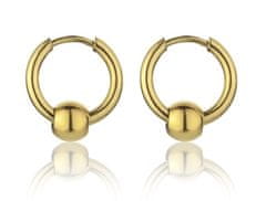 Marc Malone Pozlacené kruhové náušnice Everly Gold Earrings MCE23023G