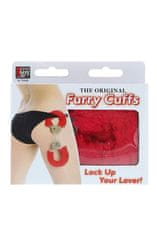 Easytoys Pouta-Metal Handcuff With Plush Red