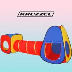 Kruzzel Dětský stan 3v1 Kruzzel 22523 