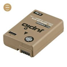 Jupio Baterie EN-EL14A *ULTRA C* 1200mAh s USB-C vstupem pro nabíjení