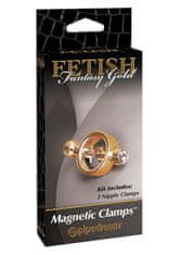 Easytoys Stimulátor-Ff Gold Magnetic Nipple Clamps