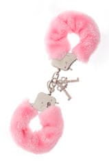 Easytoys Pouta-Metal Handcuff With Plush Pink