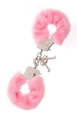 Easytoys Pouta-Metal Handcuff With Plush Pink