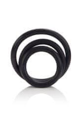 CalExotics Kroužek-Rubber Ring Black Set 3Pcs