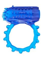 Toy Joy Kroužek-Flex Ring And Finger Vibe Blue