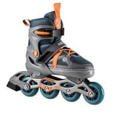 shumee NJ1828A ŠEDO-ORANŽOVÁ VEL. M(35-38) NILS EXTREME INLINE BRUSLE