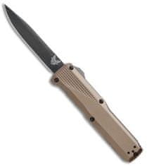 Benchmade 4600DLC-1 PHAETON automatický kapesní nůž 8,8 cm, černá, hnědá, hliník