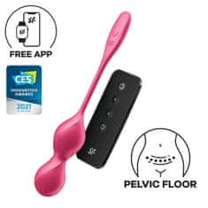 Satisfyer Satisfyer Love Birds 2, chytré vibrační Venušiny kuličky s dálkovým ovládáním 22,2 x 3,3 cm