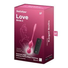 Satisfyer Satisfyer Love Birds 2, chytré vibrační Venušiny kuličky s dálkovým ovládáním 22,2 x 3,3 cm