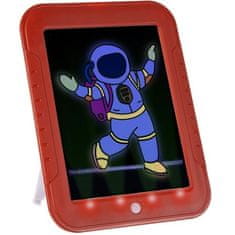 Kruzzel Magic board dětský tablet Magic Drawing Pad LED kreslící pera 16950 