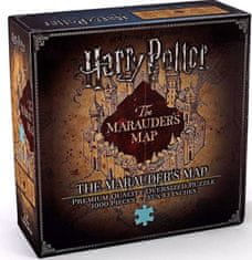 CurePink Puzzle Harry Potter: The Marauder's Map 1000 kusů (89 x 33 cm)
