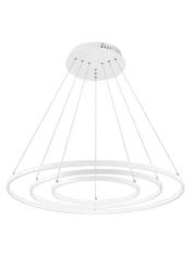 Nova Luce NOVA LUCE závěsné svítidlo DEA matný bílý hliník a akryl nastavitelné LED 145 W 3000K IP20 stmívatelné 17222001 D