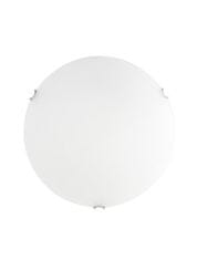 Nova Luce NOVA LUCE stropní svítidlo ANCO matné bílé sklo chromovaný kov E27 1x12 W 600401