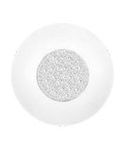 Nova Luce NOVA LUCE stropní svítidlo ERA bílé sklo a křišťál chromovaný kov E27 4x12W 6311801