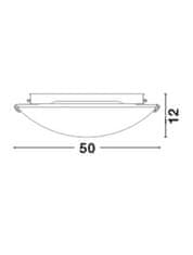 Nova Luce NOVA LUCE stropní svítidlo ERA bílé sklo a křišťál chromovaný kov E27 3x12W 6311803