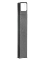 Nova Luce NOVA LUCE venkovní sloupkové svítidlo ACQUA tmavě šedý hliník akrylový difuzor LED 5W 3000K 110-265V 38st. IP54 713313