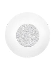 Nova Luce NOVA LUCE stropní svítidlo ERA bílé sklo a křišťál chromovaný kov E27 2x12W 6311802