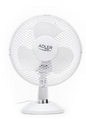 WOWO Ventilátor stolní, ventilátor Adler AD 7302 23cm 56Db 45W