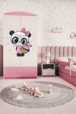 Kocot kids Dětská šatní skříň BABYDREAMS Panda růžová