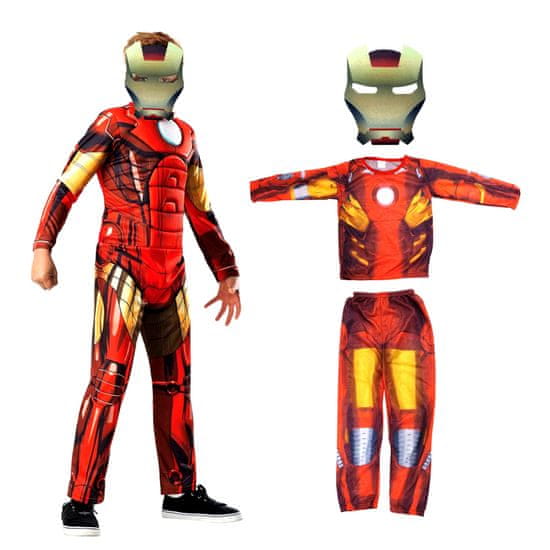 Aga4Kids Dětský kostým Iron Man M 120-130 cm