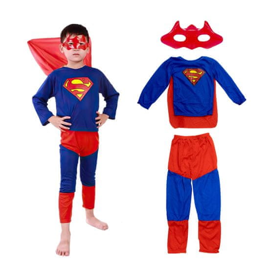 Aga4Kids Dětský kostým Superman S 100-110 cm