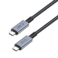 Tech-protect Ultraboost Max kabel USB 4.0 8K / USB-C 240W 1m, šedý