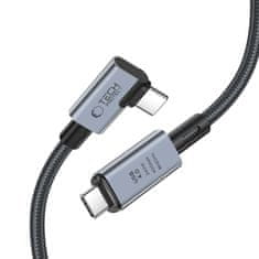 Tech-protect Ultraboost Max L kabel USB 4.0 8K / USB-C 240W 1.5m, šedý