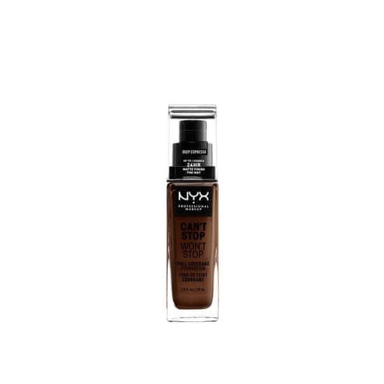 NYX Nyx Can't Stop Won't Stop Full Coverage Foundation Deep Espresso 30ml