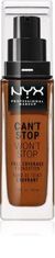NYX Nyx Can't Stop Won't Stop Full Coverage Foundation Deep Walnut 30ml 