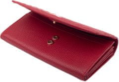 Dámská kožená peněženka 50511 red