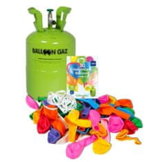HELIUM DO BALÓNKŮ BALLOONGAZ - jednorázová nádoba 200 l + 30 latexových balónků