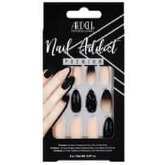 Ardell Ardell Nail Addict Black Stud y Pink Ombre False Nails 