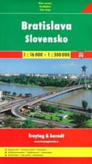 Slovensko + Bratislava mapy (1:500.000, 1:16 000)