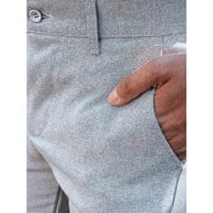 Dstreet Pánské kalhoty VIRAL světle šedé ux4382 s36